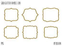 Gold Glitter Frame Clipart Gold Glitter Border Clipart Etsy Glitter Frame Frame Clipart Clip Art Borders