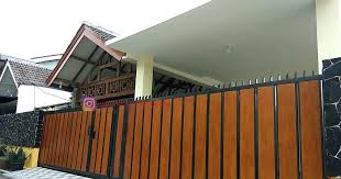 Pagar rumah mempunyai beberapa fungsi sebagai gerbang masuk dan pembatas area rumah. Pagar Minimalis Motif Kayu Grc Besi Galvanis Di Perumahan Permata Pamulang Jual Kanopi Termurah 08125227383