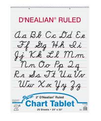 Up To 75 Off Pacon D Nealian 2 Hole Punched Cursive Cover Chart Tablet 24