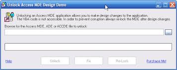 Code protector for microsoft access is a program that improves the protection of your mde and accde files and removes this redundant compiler data. Unlock Access Mde Design 4 9 Download Uamd Exe