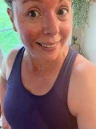 Workspace setup with monitor and keyboard details