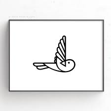 Black And White Line Drawing Prints Bird Minimalist Art Digital Line Art Prints Black And White Line Art Line Print Printable Line Art Poster Line Drawing Printable Wall Art Printable Wall Art Wall Art Instant Download Modern