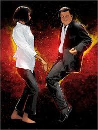 I still remember the night i saw it. Nikita Abakumov Pulp Fiction Dancing Poster Online Bestellen Posterlounge De