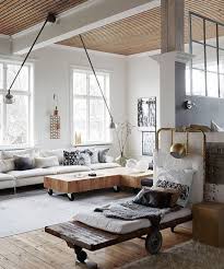 Exposed Painted Steel Beams Timber Ceiling Interior Home House Styles