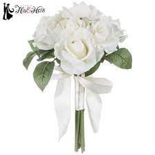 Check spelling or type a new query. White Carolina True Touch Rose Bouquet Hobby Lobby 327627 Small Bridesmaid Bouquets White Rose Bouquet Elegant Bridal Bouquets