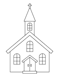Latin in church coloring pages (printable). Small Church Coloring Page Free Printable Coloring Pages For Kids