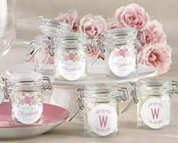 Personalized Rustic Vintage Bridal Glass Favor Jars Set Of 12 Bridal Shower Rustic Wedding Glass Favors Rustic Bridal Shower Favors