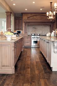 Hardwood Laminate Flooring For Kitchen White Cabinets Hardwood Floors And That Backsplash Small Room Decorating Id Kitchen Design Styles Tuscan Kitchen Home