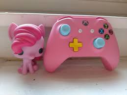 You can use their revised web app to customize a controller, based on the model. Pink Pony Mod My New Xbox Design Lab Pinkie Pie Inspired
