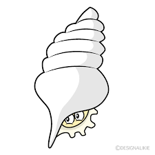 かわいい巻貝のイラスト素材｜IllustCute