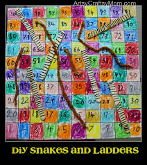 Diy Snakes And Ladders Artsy Craftsy Mom