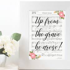 Up from the grave he arose, with a mighty triumph o'er his foes, he arose a victor from the dark domain, and he lives forever, with his saints to reign. The Power Of The Resurrection Family Scripture Cards Imperfect Homemaker