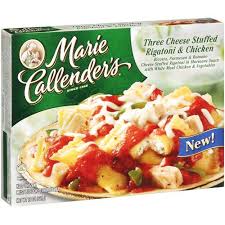 Available in the frozen section of your local walmart. Marie Callender S Three Cheese Stuffed Rigatoni Chicken Dinner 13 Oz Food Three Cheese Rigatoni