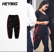 Black And Red Joggers Womens Calabasas Blue Black Red Green 5 Colors Marine Sweatpants Kanye West High Street Marines Sweatpants Joggers Womens Hip Hop Sweatpants