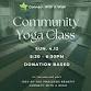 Community Yoga to Benefit Connect With A Wish