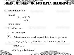 Contoh Soal Statistika Mean Median Modus Data Kelompok Bagikan Contoh