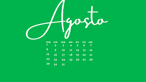 Descubra todos feriados nacionais e datas comemorativas, um calendário completo com datas culturais, cívicas, profissionais, históricas e curiosas. Fondo De Pantalla Agosto 2021 Weather Poster