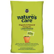 Even the organic mg has time release ferts. Miracle Gro Nature S Care 32 Qt Organic Potting Soil Mix 71683120 The Home Depot