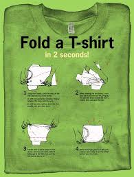 How To Fold A T Shirt In 2 Seconds T Shirt Folding T Shirt Shirts