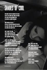 Lana Del Rey My Baby Lives In Shades Of Blue Shades Of Cool Lana Del Rey Lyrics Cool Lyrics Lana Del Rey