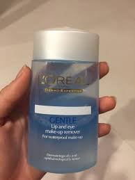 gentle lip and eye make up remover