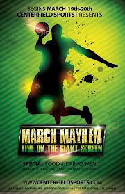 The Madness Begins Free 5 Basketball Flyers In Psd For The Big Tournament Nextdayflyers Flyer Template Free Basketball Free Psd Flyer Templates