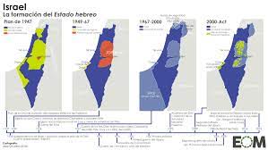Lea aquí todas las noticias sobre israel palestina: Israel The Creation Of The Jewish State Mapporn