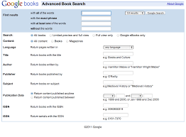 Google Books Advanced Search Http Books Google Com Advanced Book Search Book Search Books Search