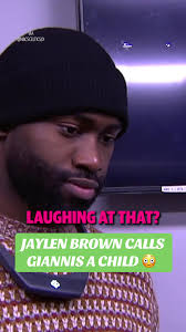 Jaylen Brown and the Celtics got the last laugh 😬 (via NBCSCeltics/X)  #bostonceltics #jaylenbrown #nba #giannisantetokounmpo