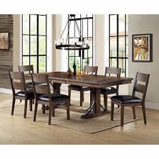 Whalen Sasha 7 Piece Dining Room Set Interior Design Dining Room Brown Dining Room Dining Room Furniture Modern