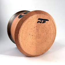 Judy Cranmer 5 ”Jardinière, Kwakiutl Northwest Coast Pottery, Jahrgang  1980er Jahre