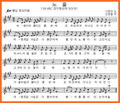 노을 동요 가사 악보 듣기 네이버 블로그 악보 동요 가사