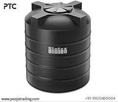 Sintex Vertical Cylindrical Black Water Tank 1000 Liters