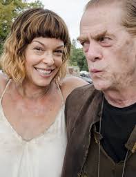 Pollyanna Mcintosh And Thomas Francis Murphy Behind The Scenes Of The Walking Dead Season 8 Episode The Walking Dead Walking Dead Season Walking Dead Season 8