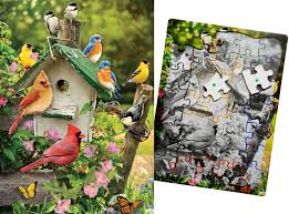 Puzzles stimulate the mind by using the skills of matching, problem solving, visualizing, and coordination of the fingers. Keeping Busy Singing Around The Birdhouse 35 Piece Sequenced Jigsaw Puzzle Engaging Activities Puzzles Games For Dementia And Alzheimer S By Keeping Busy For Older Adults Buy Online In Bahamas At Bahamas Desertcart Com Productid 42911020