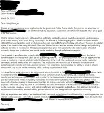 Professional portfolio—personal statement/cover letter for this assignment, you will submit the second document to be included in your professional portfolio: Cover Letter For Arts Social Science Major Adventures Of A Former New Grad