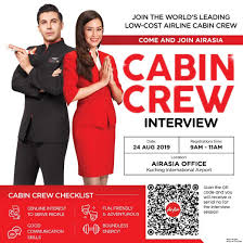 Our cabin crew academy aviation courses are designed in associate with leading airlines in malaysia. Airasia Cabin Crew Walk In Interview Kuching August 2019 Better Aviation