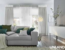 Unland Script Greige 01 Vorhange Gardinen Rollos Haus