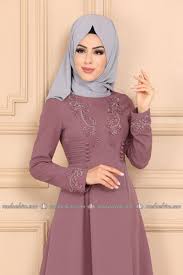 Moda Selvim Gupuru Incili Elbise 9093w153 Gul Kurusu Hijab Fashion Muslim Fashion Special Dresses