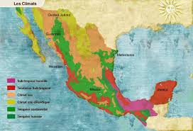 Grande carte du monde montre toutes les frontières politiques des pays du monde. Tourisme Au Mexique Guide Pratique Le Climat Au Mexique