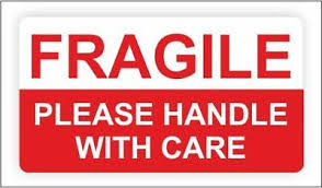 Just peel and stick, for that professionally packaged look. Extra Large Vinyl Fragile Stickers Please Handle With Care Self Adhesive Label Ebay