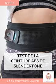 La Ceinture Abs De Slendertone Pour Accompagner Ma Reprise En Main Le Carnet D Emma Ceinture Reeducation Abdominale Ceinture Abdominale