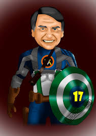 Bolsonaro capitão america | Caricatura, Caricaturas, Capitão america