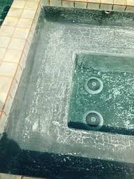 Discoloration or a bleached out look is common due to sun exposure or areas of heavy use like the stairs. Colored Pool Plaster Defects Mike The Poolman