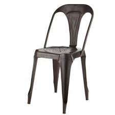 Black Metal Industrial Chair Multipl S Industrial Chair Industrial Style Chairs Dining Chairs