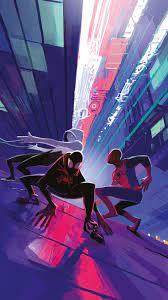 Spider Man Into The Spider Verse 2018 Phone Wallpaper Moviemania Spider Verse Marvel Comics Wallpaper Spiderman