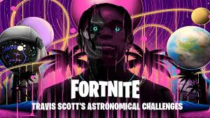 Fans of fortnite and scott can jump into the game about 30 minutes before each scheduled astronomical event (there are five of them) and will receive a free astroworld cyclone glider and two space art loading screens just for tuning in. Watch Travis Scott Performs A Virtual Concert Astronomical Inside The Game Fortnite