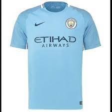 The 2017/18 nike manchester city home kit has landed with a campaign entitled 'create the future'. 17 18 Manchester City Home Jersey Shirt Manchester City Jersey Shirt Sale Gogogoshop