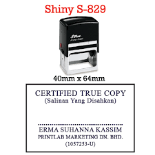 Find great deals on ebay for certified copy. Self Inking Stamp Maker Manufacturer Buat Rubber Stamp Yang Ada Ink