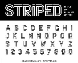 Ever since mobile phones became the new normal, phone books have fallen by the wayside, and few people have any phone numbers beyond their own memorized anymore. Vector Modern Alphabet Letters Numbers Triple Stock Vector Royalty Free 1220911408